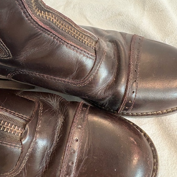 Kids Brown Riding Boots - Picture 2 of 7